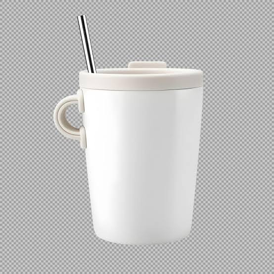 Thermal Mug with Straw